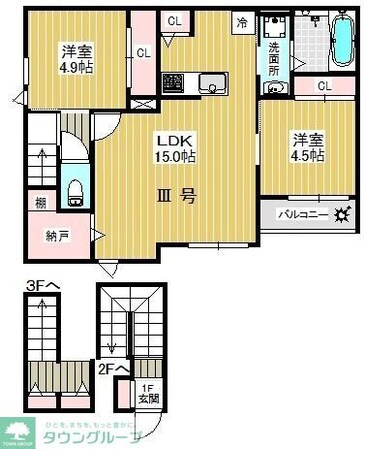 Green Teaの物件間取画像